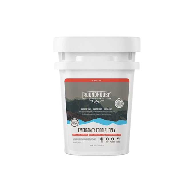 The Chuck Bucket - Emergency Food Supply Kit by Chuck Norris (Two Week Supply)